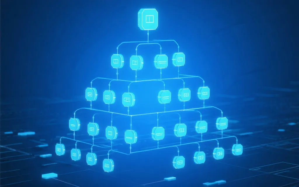 数据结构图表,层级分明